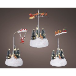 Scennette Père Noël Volant...