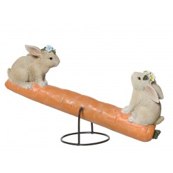 Lapin Sur Balançcoire...