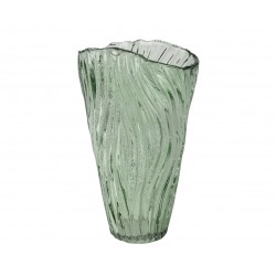 Vase Soufflé Vert En Verre...