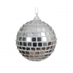 Boule À Facette Argent En...