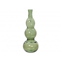 Vase 3 Boules Vert En Verre...