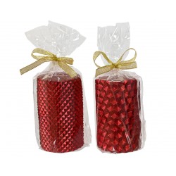 Bougie Pilier Diamant Rouge...