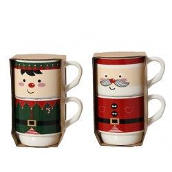 Mug Empilable X2 Noel En...