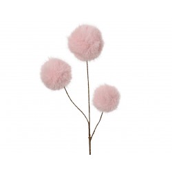 Tige De Pompon Rose Doux En...