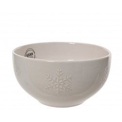 Bol Flocon Blanc En Grès H7...