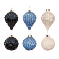 Boule Torsades Bleu/Blanc...