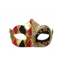 Masque À Suspendre Rouge/Or...