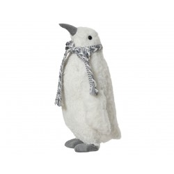 Pingouin Écharpe Blanc En...