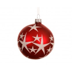 Boule Étoiles Rouge En...