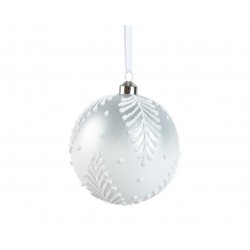 Boule Feuille Blanc En...