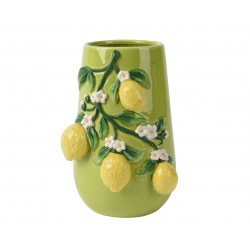 Vase Relief Citron Vert En...