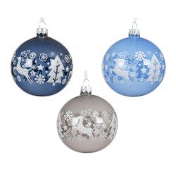 Boule Pourtour Renne Bleu...
