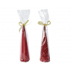 Bougie Cone Diamant Rouge...