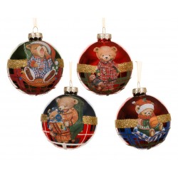 Boule Ours Multicolore En...