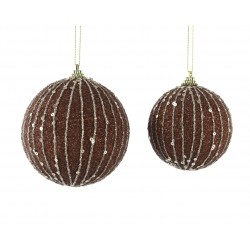 Boule Perle/Sequin Café En...