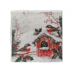 Serviette Nichoir Oiseau...