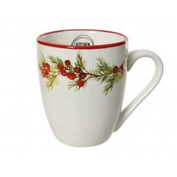 Mug Guirlande De Baie Blanc...