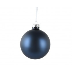Boule Bleu Nuit En Verre Ø8...