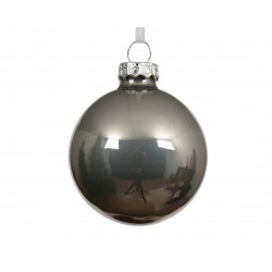 Boule Gris En Verre Ø8 -...