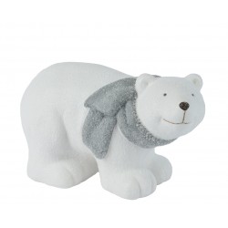 Ours Polaire Echarpe Blanc...