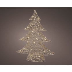 Sapin Led Or/Blanc Chaud...