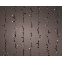 Rideau Led Noir/Blanc Chaud...