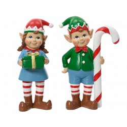 Elfe Candy Vert/Rouge En...