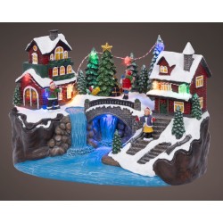 Village Grotte+Cascade Led...