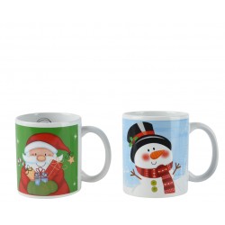 Mug Personnage Noel En Grès...