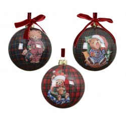 Boule Ours Ecossais En...