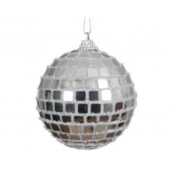 Boule À Facette Argent En...