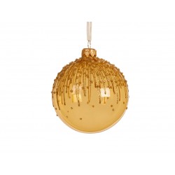 Boule Lignes Paillettes Or...