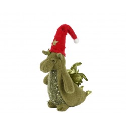 Peluche Dragon Bonnet Vert...