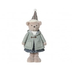 Ourson Manteau Vert En...