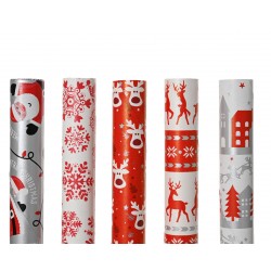 Papier Cadeau Renne/Flocon...