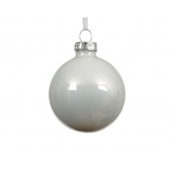 Boule Blanc En Verre Ø8 -...