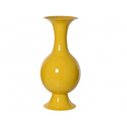 Vase Sur Pied Jaune En Fer...