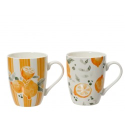 Mug Citron En Porcelaine...