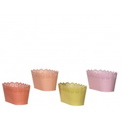Cache-Pot Rebord En Zinc...