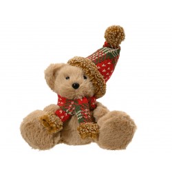 Peluche Ours Brun En Fausse...