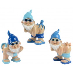 Gnome Sur La Plage Bleu En...