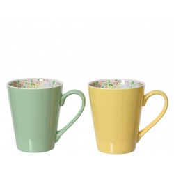 Mug Intérieur Fleurs En...