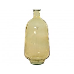 Vase Ogive Ambre En Verre...