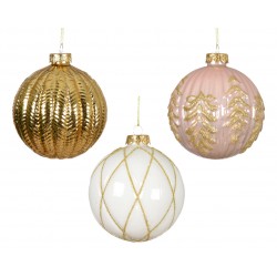 Boule Relief Or/Blanc/Rose...