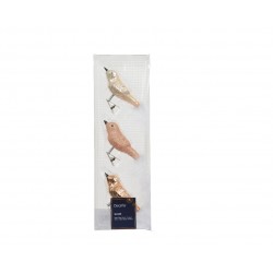 Oiseau Sur Clip X3 Perle En...