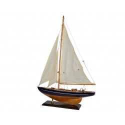 Bateau Sur Socle En Hevea...