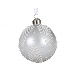 Boule Feuille Blanc En...