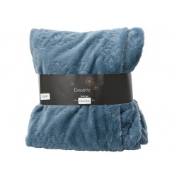 Plaid Flocon Bleu En...