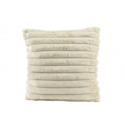 Coussin Cannelé Gris En...