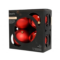 Boite De Boule X4 Rouge En...